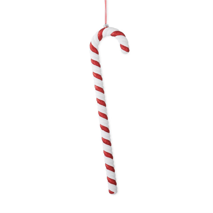 K&K Interiors - 25" Red & White Candy Cane Ornament