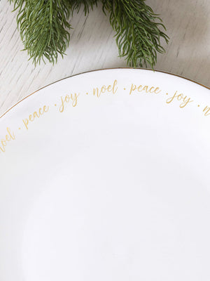 Mary Square - Dinner Plate Nativity Gold