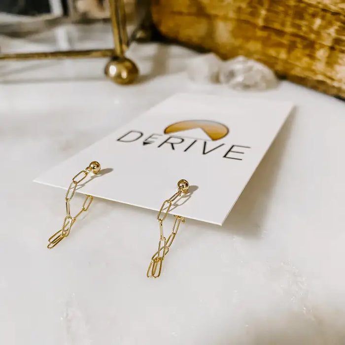 Derive Jewelry - Link Chain Post Earrings