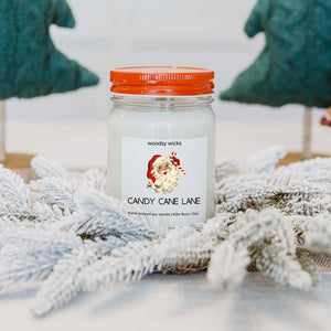 Woodsy Wicks - Candy Cane Lane (12oz)
