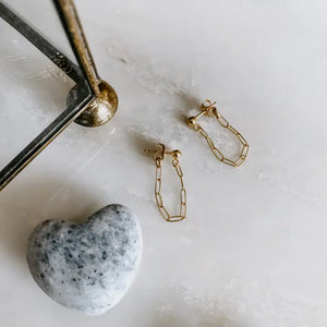 Derive Jewelry - Link Chain Post Earrings