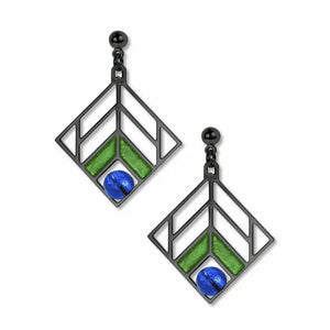 Frank Lloyd Wright - Chevron Earrings