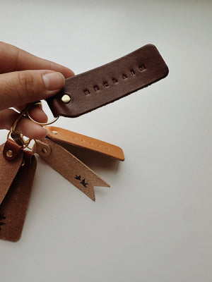 Twin Sparrow - "Reclaim" Scripted Keychain