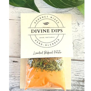 Divine Dips - Loaded Baked Potato Seasoning Dip Mix & Cheese Ball Spices