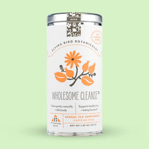 Flying Bird Botanicals - Wholesome Cleanse - 15 Tea Bag Tin