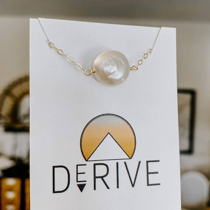 Derive - Pearl Coin Necklace