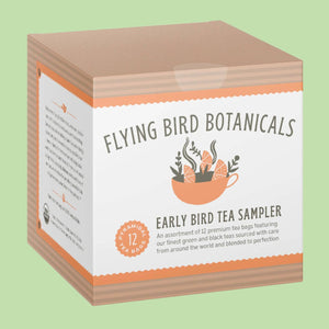 Flying Bird Botanicals - "Early Bird Tea Sampler" Sampler Box