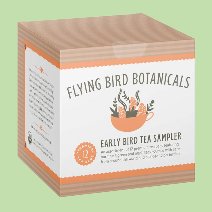 Flying Bird Botanicals - "Early Bird Tea Sampler" Sampler Box