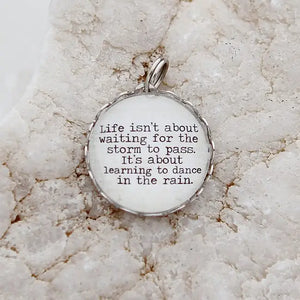 Jennifer Dahl designs LLC - Dance In The Rain Round Charm