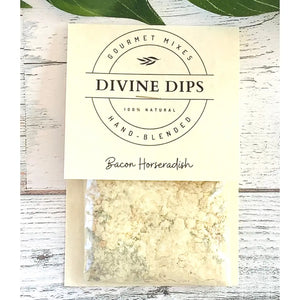 Divine Dips - Bacon Horseradish Seasoning Dip Mix & Cheese Ball