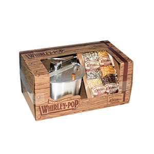 Amish Country Popcorn - Whirley Pop Gift Set w/ 4oz Bags of Popcorn