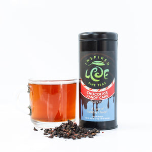 Inspired Leaf Teas - Chocolate Candy Cane Whole Leaf Loose Tin