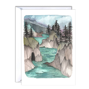 michele maule - Natural Bridge Greeting Card