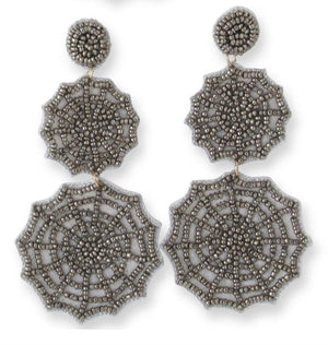 K&K Interiors - Halloween Web Earrings (Assorted)