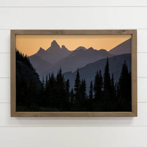 Hangout Home - Stoney Indian Peaks Canvas Art