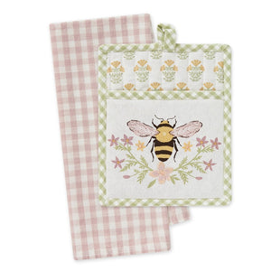 Design Imports - Honey Bee Potholder Gift Set