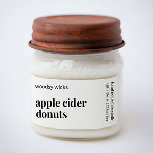 Woodsy Wicks - Apple Cider Donut Fall Candle 12oz