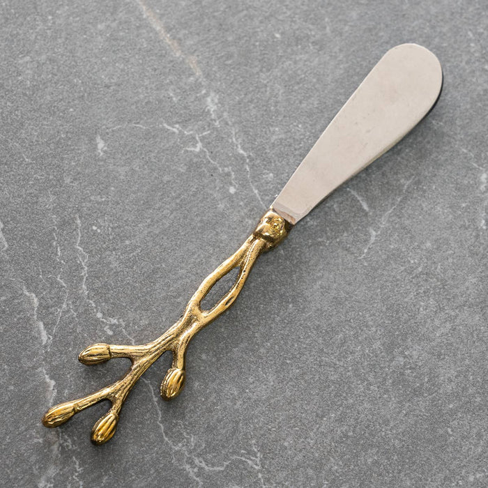 India Handicrafts - Gold Stainless Steel Charcuterie Utensils (Assorted)