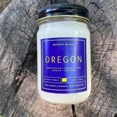 Woodsy Wicks - Oregon Soy Wax Candle 12oz