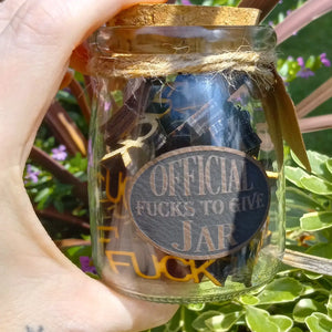 Expressions Engraved - Official F**ks To Give Jar