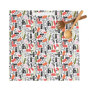 Twisted Wares - Sweary Words Pattern Kitchen Towel