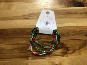 Queen Beadz - Assorted Christmas Bracelets
