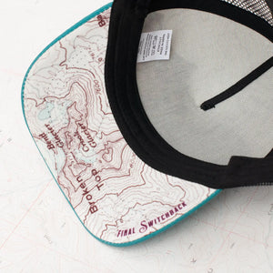 Final Switchback by Katie Jeanne Reim-  Broken Top Trucker Hat