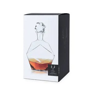 Viski- Seneca Faceted Crystal Liquor Decanter