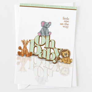 Ann Scott Design - Oh Baby On the Way Greeting Card