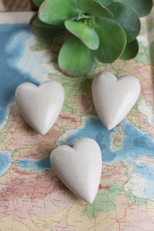 Kalalou - Hand Carved Stone Hearts (Assorted)