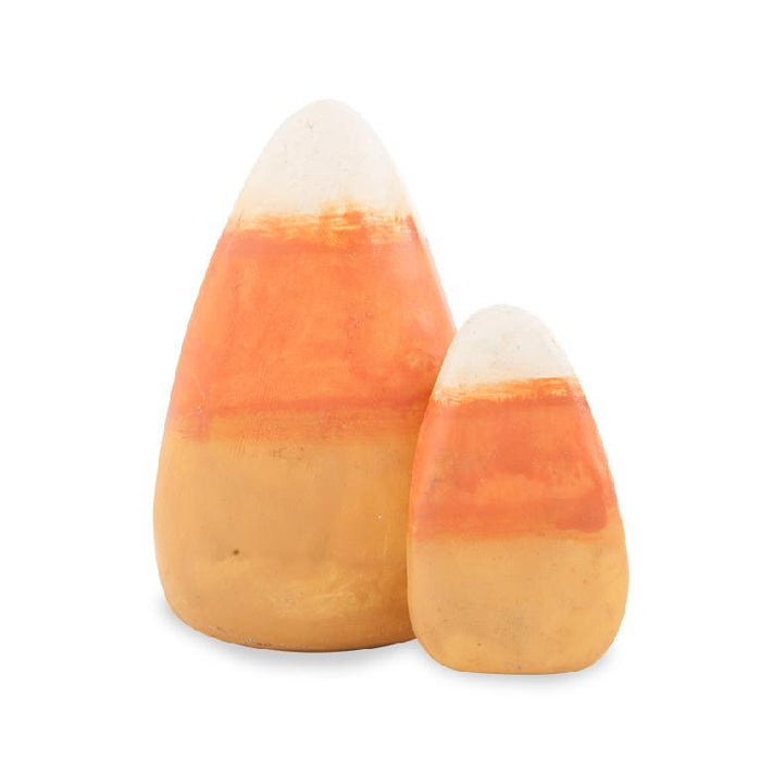 K&K Interiors - 4 Inch Set of 2 Candy Corn