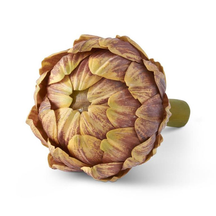 K&K Interiors - 8.5" Brown Artichoke with Stem