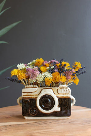 Kalalou - Ceramic Camera Planter