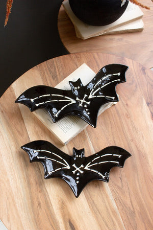 Kalalou - Nesting Ceramic Bat Serving Platter