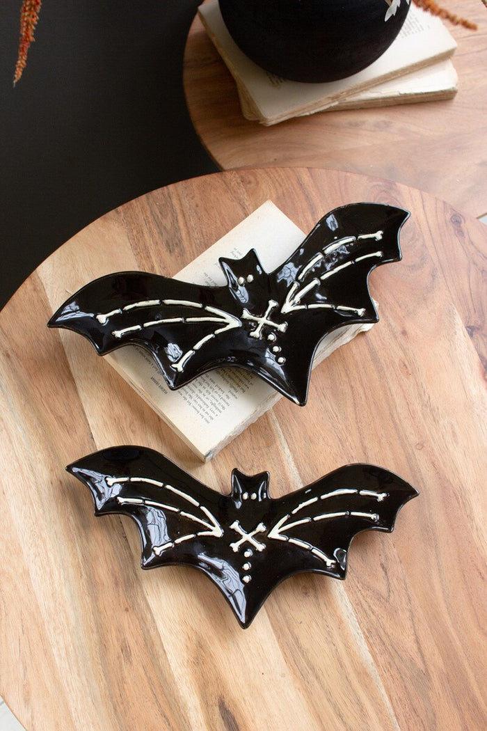 Kalalou - Nesting Ceramic Bat Serving Platter
