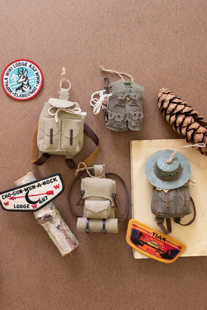 Kalalou - Backpack Christmas Ornaments (Assorted)