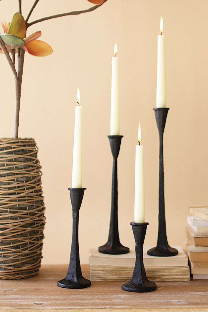 Kalalou - Cast Iron Taper Candle Holder (Assorted)