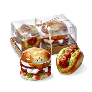 Tag - Burger & Hot Dog Salt & Pepper Shakers
