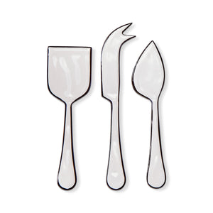 Tag - Monroe Enamel Cheese Utensils (Assorted)