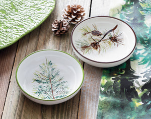 tag - Northern forest Shallow Bowl (Assorted Styles Sold Separately)