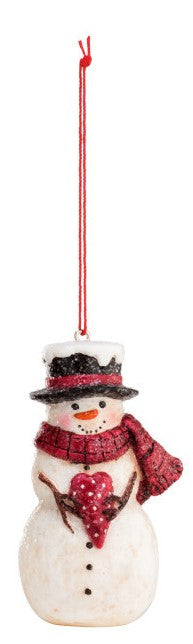 Demdaco - Mini Snowman Ornaments