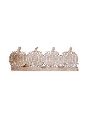 Mary Square - Wood Multi Pumpkins
