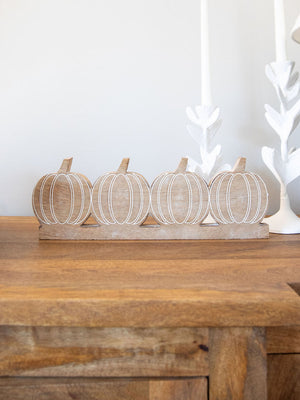 Mary Square - Wood Multi Pumpkins