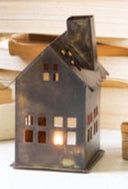 Kalalou - Antique Brown Metal Village (Assorted)