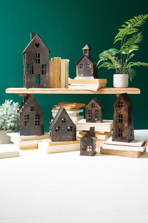 Kalalou - Antique Brown Metal Village (Assorted)