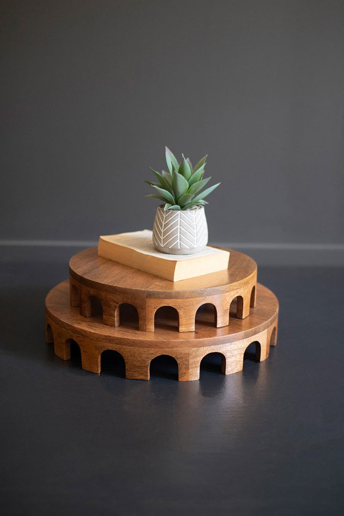 Kalalou - Round Wooden Risers (Assorted)