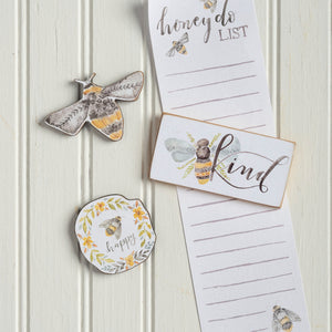 Primitives by Kathy - Floral Bee Kind Magnet Set