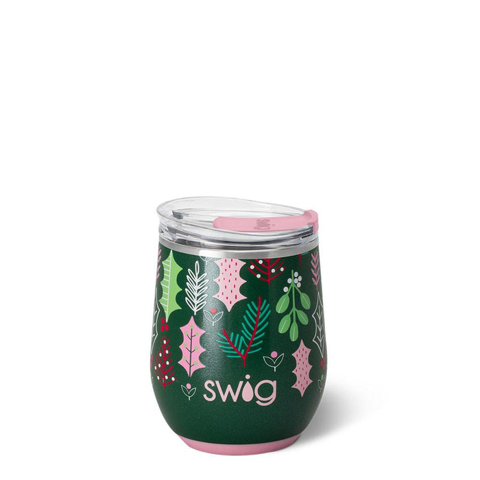 Swig Life - Merry Mistletoe Stemless Wine Cup (12oz)