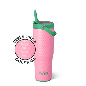 Swig Life - Pink Golf Ball Leakproof To-Go Tumbler 30oz