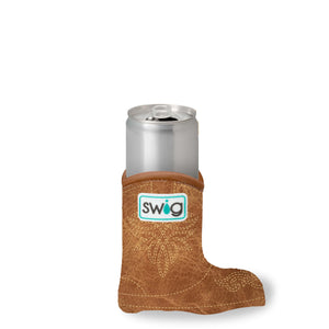 Swig Life - Saddle Stitch Cognac - Slim Can Coolie